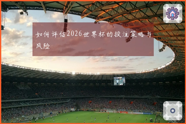 如何评估2026世界杯的投注策略与风险
